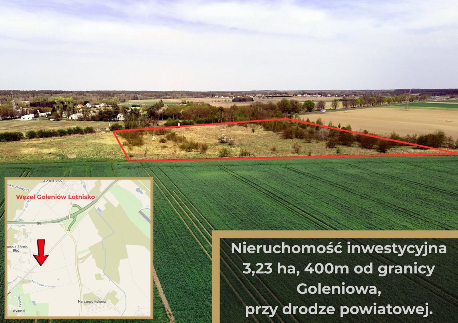 Działka Sprzedaż Żółwia Błoć 1
