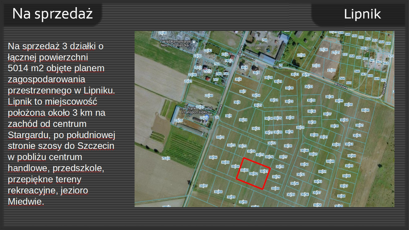 Działka Sprzedaż Lipnik 1