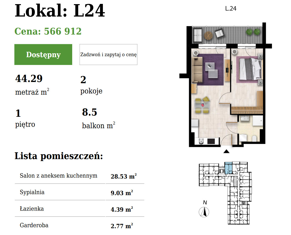 Mieszkanie Sprzedaż Grzybowo Nadmorska 7
