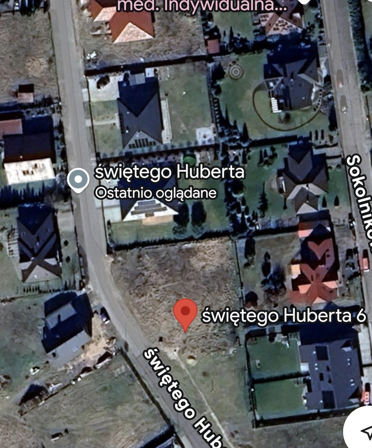 Działka Sprzedaż Szczecin Wielgowo św. Huberta