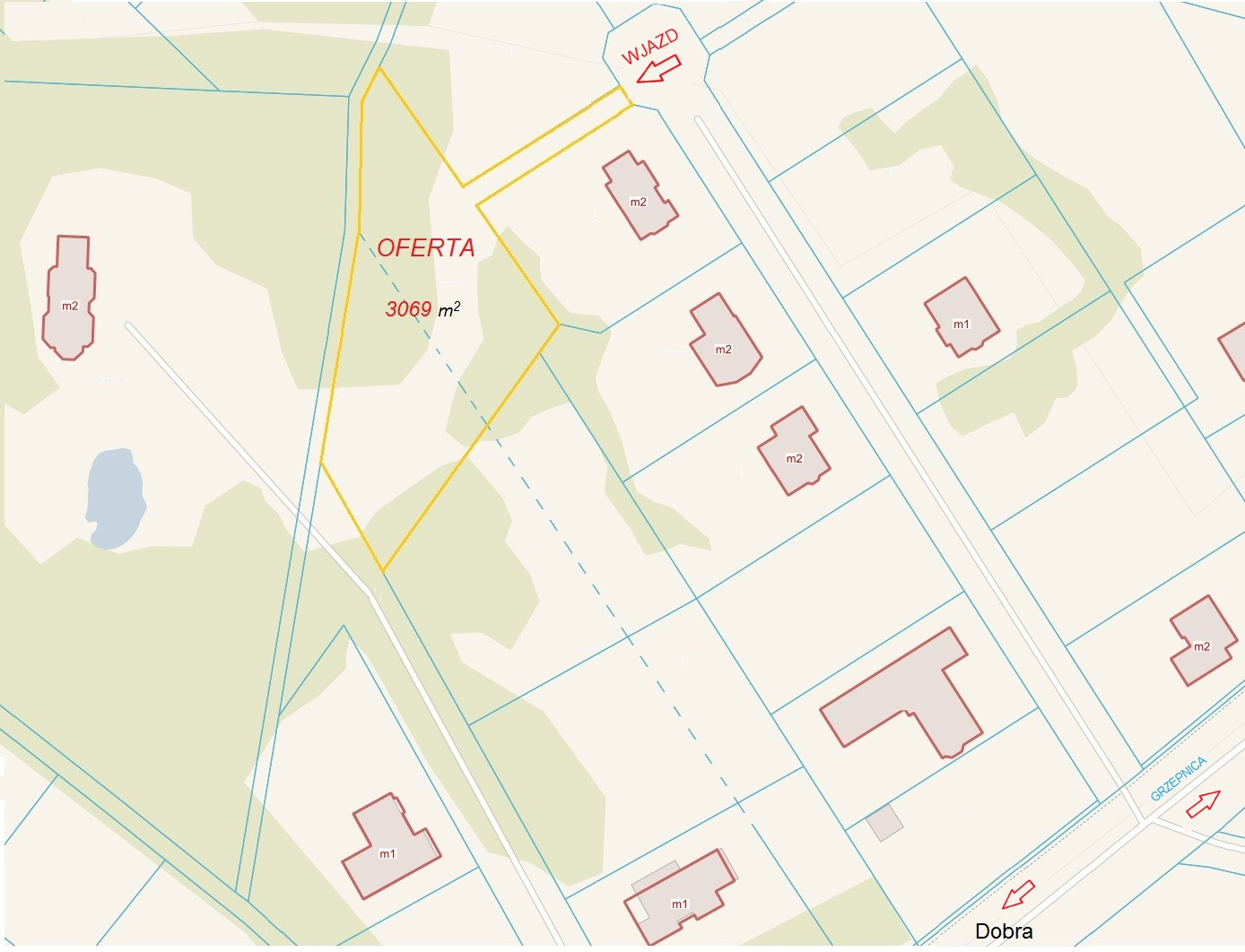 Działka Sprzedaż Grzepnica