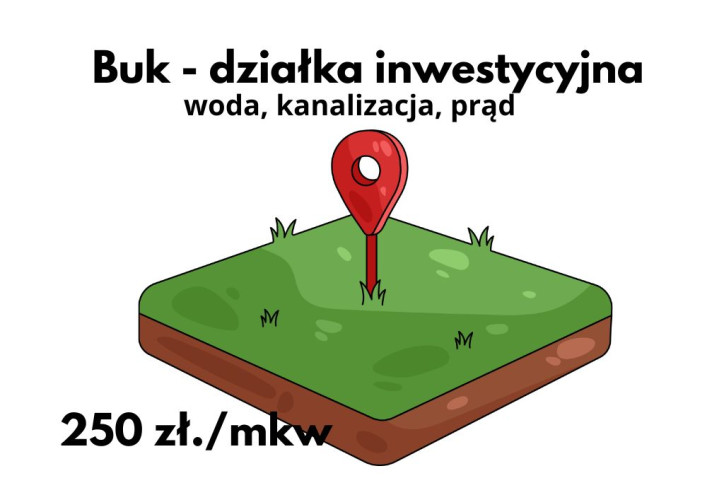 Działka Sprzedaż Buk 1
